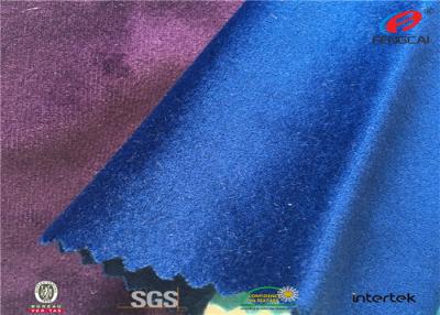 China Shiny 144F Italy Sofa Velvet Upholstery Fabric For Home Textile , Anti - Static for sale