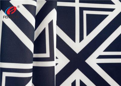 China 4 Way Digital Printed Stretched Polyester Spandex Fabric Swimwear / Swimsuit Fabric for sale