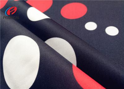China Digital Printing Four Way Stretch Polyester Spandex Dot Printed Fabric For Underwear for sale