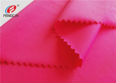 Chine Tissu de bout droit tricoté par trame molle superbe de Lycra de polyester de tissu pour faire la robe à vendre