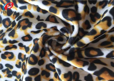 China Upholstery Material Printed Polyester Velvet Fabric Soft Plush Velboa Fabric for sale