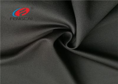 China 280 GSM Black Scuba Crepe Fabric , Scuba Knit 4 Way Stretch Spandex Fabric for sale