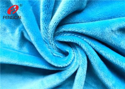 Cina Tessuto su misura della peluche di Minky del poliestere di colore solido per la fabbricazione delle coperte del bambino in vendita