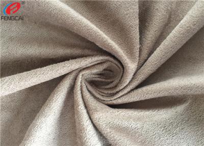 China Gewebe des Veloursleder-140GSM bürstete Mikroveloursleder-Polyester-Gewebe für Sofa zu verkaufen
