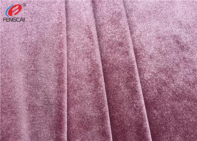 China Shiny Soft Polyester Spandex Pink Velvet Fabric Korean Fleece Fabric For Dress for sale