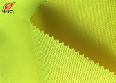 China EN20471 High Visibility Polyester Knitted Fluorescent Material Fabric for sale