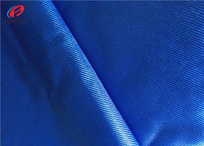 China Tela reflexiva azul brillante de Dzaale, tela de Elastane del poliéster para el jersey en venta