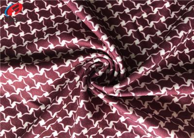 Китай Напечатанный уток связал ткань лайкра полиэстера Джерси материальную для Sportswear продается
