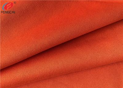 China Plain Dyed Polyester Tricot Knit Fabric , Mercerized Plain Cloth For Garment for sale