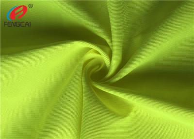China Bright Yellow Reflective Fabric Cloth Material For Police Uniform Material for sale