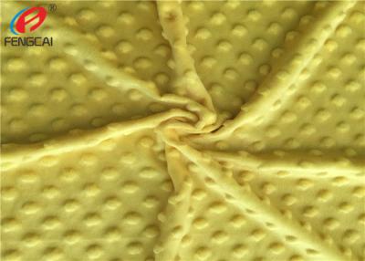 Chine Couverture 100% molle superbe de bébé de polyester Minky Dot Minky Plush Fabric à vendre