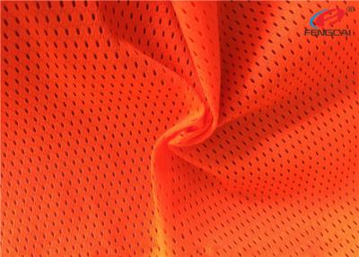 China 50D + 75D Fluorescent Material Fabric High Visibility Fluorescent Mesh Fabric for sale