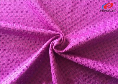 China Moisture Wicking Polyester Sports Mesh Fabric For Garment Lining for sale