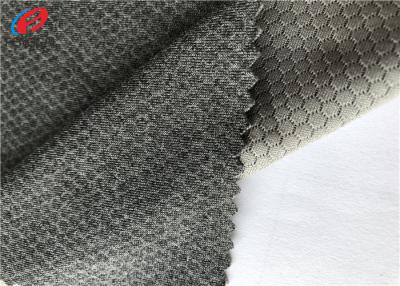 China 100% Polyester Cation Sportswear Mesh Fabric Bird Eye Honeycomb Jacquard Mesh Fabric for sale