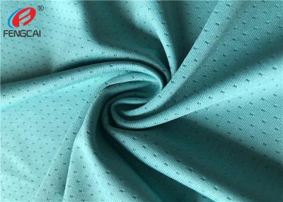 China Jerséis respirables secos finos de la tela de malla del estiramiento de Lycra del poliéster del ajuste materiales en venta