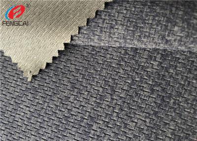 China 165GSM Polyester Melange Bird Eye Mesh Fabric Weft Knitting Sports Fabric for sale
