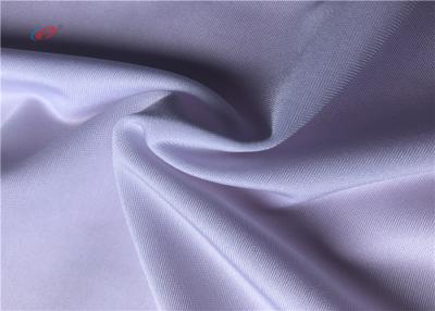 China Tela púrpura hecha punto de Lycra del poliéster de Spandex de la tela 4 del estiramiento elástico de la manera para el traje de baño en venta