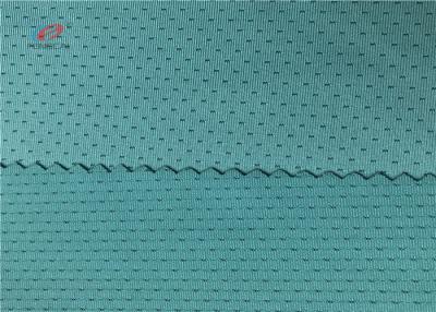 China Blue Elastic Sports Mesh Fabric 95% Polyester 5% Spandex For Sportswear for sale
