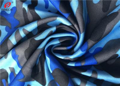 Chine Tissu de Spandex de Lycra de polyester de tissu tricoté par trame de bout droit de 4 manières pour des troncs de natation à vendre