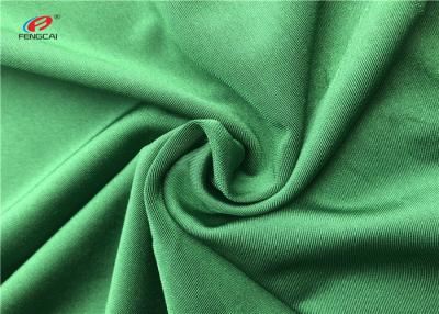 China 4 Way Lycra Dry Fit Swimming Lycra Fabric 90% Polyester 10% Spandex Green Color for sale