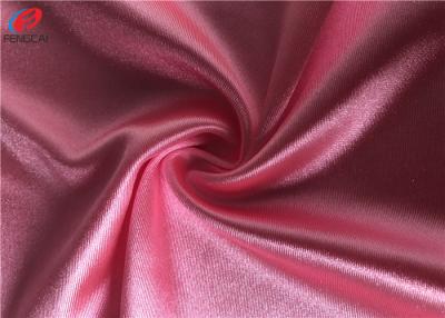 Chine Tissu brillant de tricotage de satin de Spandex de chaîne de bout droit en nylon de tissu pour les pyjamas sexy à vendre