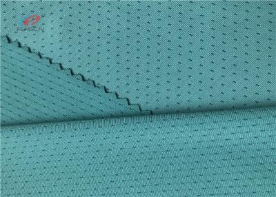 China Blue High Strength Warp Knitted Fabric Polyester Spandex Butterfly Mesh Fabric for sale