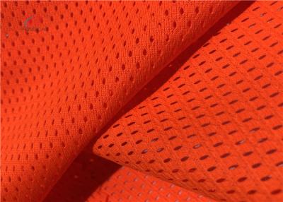 China 155cm 100gsm 1.5mm Fluorescent Mesh Fabric For Manufacturing Plant for sale