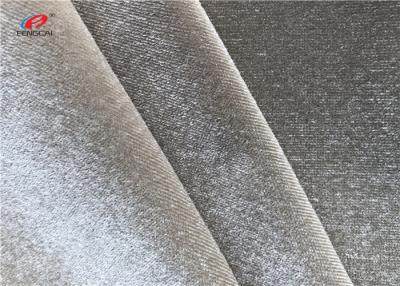 Cina materiale stampato del velluto di allungamento del tessuto dell'elastam del blu reale di Ks del velluto della peluche 75D + 40D in vendita
