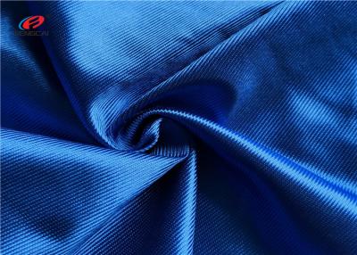 Κίνα Το μπλε σαφές βαμμένο πλέκοντας ύφασμα στρεβλώσεων λαμπρό τυφλώνει το ύφασμα για τον ιματισμό καλαθοσφαίρισης προς πώληση