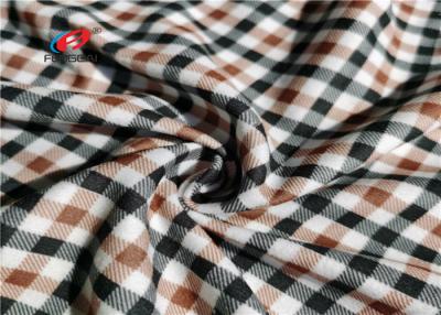China Single Jersey Polyester Microfiber Fabric Dty Brush Print Striped Stocklot Knitted for sale