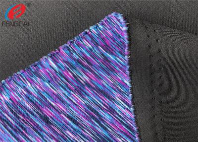 China Yarn Dyed Weft Knitted Fabric 95% Polyester 5% Spandex Air Layer Scuba Fabric for sale