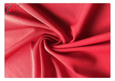 China Stretchable 90 Polyester 10 Spandex-Stoffeninslag breit Gerecycleerd voor Sporten Te koop