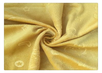 China Embossed Blanket Fleece Minky Plush Fabric For Toy 100% Polyester for sale