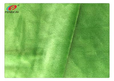 Chine Tissu balayé de peluche de polyester de Velboa pour la couleur solide couvrante de jouets à vendre