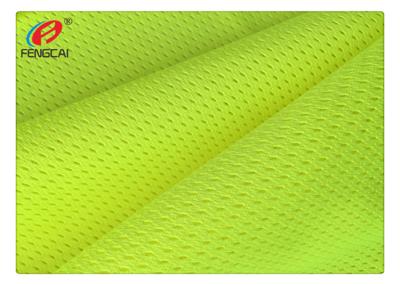 China Fluorescent 100% Polyester  Reflective Safety Fabric For Police Uniform for sale