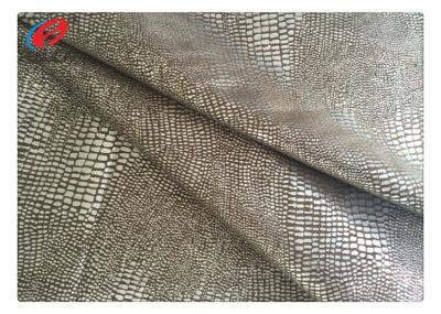 中国 家のソファーのための織物によって青銅色にされるマイクロ スエード ポリエステル生地 販売のため
