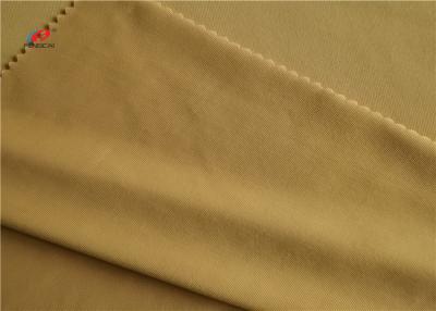 Chine Tissu simple tricoté de trame de débardeur de Spandex du polyester 210GSM pour des guêtres de vêtements de sport de yoga à vendre