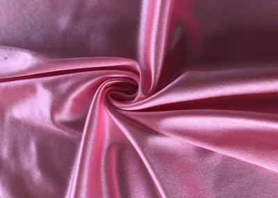 China Recycled Shiny Satin Stretch Knitted Nylon Spandex Fabric For Dress Pajamas for sale