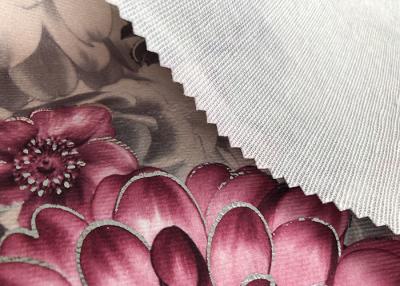 China Flower Printed 100% Polyester 280GSM Sofa Velvet Upholstery Fabric for sale