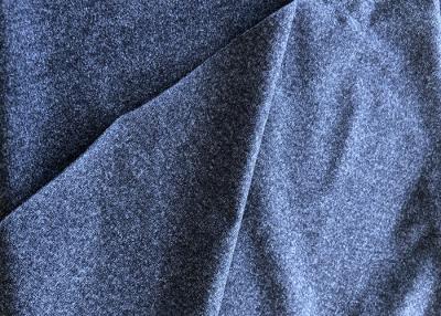 China Brushed Melange Stretch Nylon Polyester Spandex Blend Fabric for sale