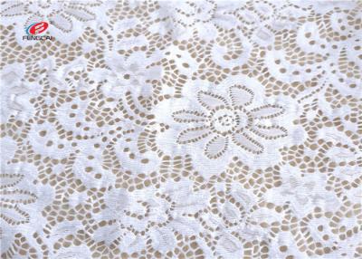 China 170gsm 90% Nylon 10% Spandex Lace Fabric For Underwear for sale