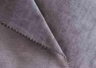 Chine Tissu micro de polyester de suède de bout droit de trame teint par solide pour le vêtement à vendre