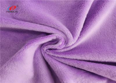 China Baby-Bettwäsche bereitet Gewebe-Polyester 100% Minky Velboa auf zu verkaufen