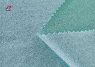China Verzerrungs-Polyester Microfiber-Veloursleder-Gewebe gebürstetes Muster zu verkaufen