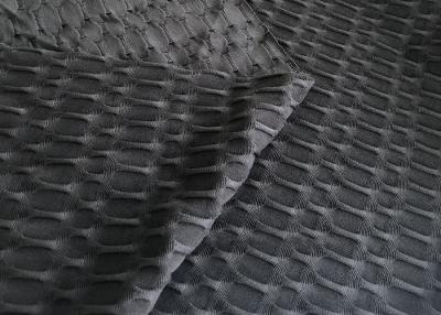 Chine Tissu à nervures irrégulier de Spandex de polyester de jacquard pour les collants fonctionnants à vendre