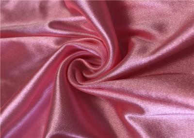 China 94% Polyester 6% Spandex Shiny Stretch Satin Fabric For Sleep Wear for sale