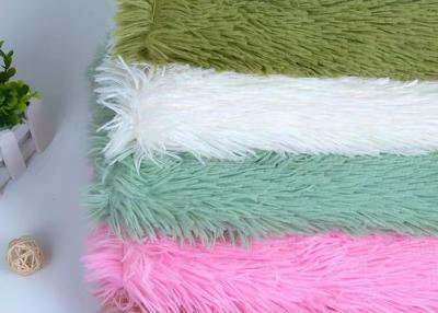 Cina pelliccia falsa molle PV Minky del tessuto solido della peluche di 20mm per il giocattolo in vendita