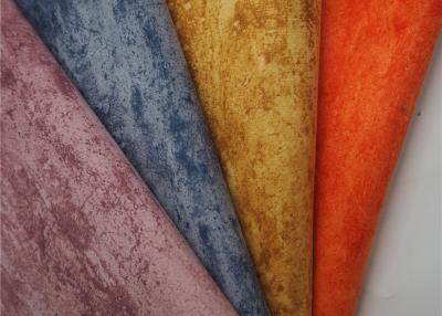 Chine Polyester 100% modelé pur de Sofa Velvet Upholstery Fabric à vendre