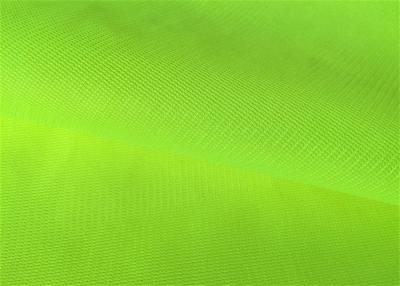 Chine Bout droit fluorescent respirable de polyester de tissu pour la veste de sécurité à vendre