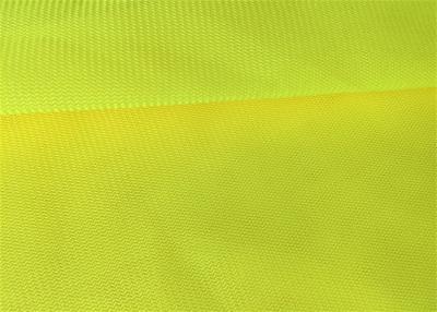 China Polyester Fluorescent Fabric High Visibility For Safety Jacket for sale
